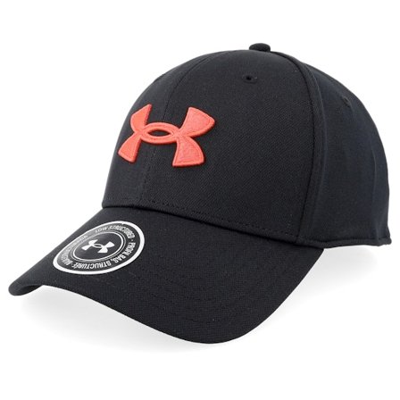 Under Armour - Schwarz adjustable Cap - Blitzing Low Stretch Black Flexfit @ Hatstore