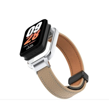 Xiaomi Smart Band 8 Active Strap med Litchi-mönster magnetiskt spänne