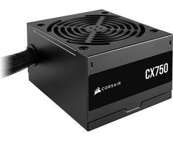 Corsair-CX750 750W - B-vare-Kompakt strømforsyning med 750 W og 120 mm vifte-Computer components-Datakomponenter