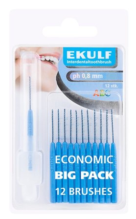 Ekulf Mellemrumsbørste 0,8, Medicin & Pleje, Mund & Tandpleje, Tandstikker
