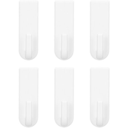 6 kpl Itsekiinnittyvä koukku Pyyhekoukku Muovinen tarttuva koukku