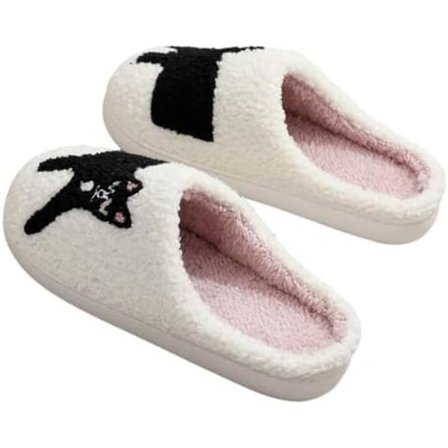 bolukets Muhkeat tossut naisille ja miehille, lämpimät ja pehmeät, pörröiset tyynytossut, sisätossut sisä- ja ulkokäyttöön},additionalWeb