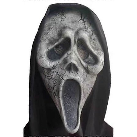 Skrik Maske Ghostface Skalle Latex Maske Voksne Skummel Ghost Face Horror Maske Halloween Party Kostyme Cosplay Rekvisitter
