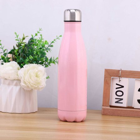 304 rostfritt stål colaburk stor kapacitet utomhus termos sportflaska bowlingkopp 10 500ml[D]