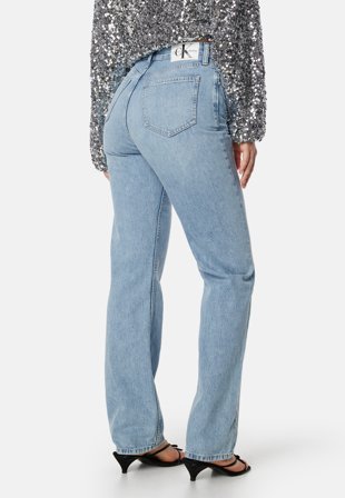 Calvin Klein Jeans High Rise Straight Light Denim Klær