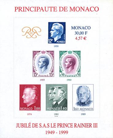 Monaco 1999 - YT BF83 - Postfrisk