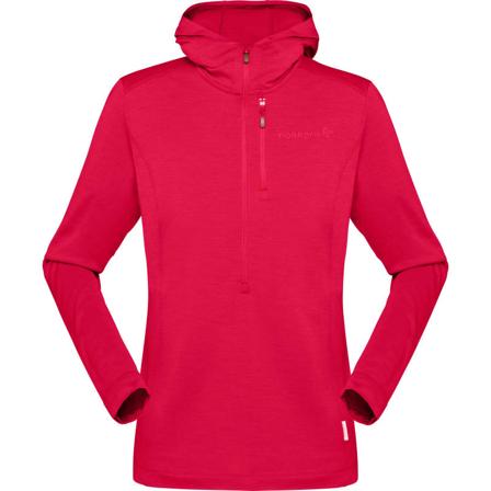Norrøna Women's Svalbard Wool Hood (2019) Women Mid layer tops Red M