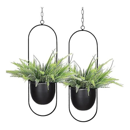 2 stk. hængende planteophæng til indendørs og udendørs planter med 6 tommer potteophæng, planteophæng