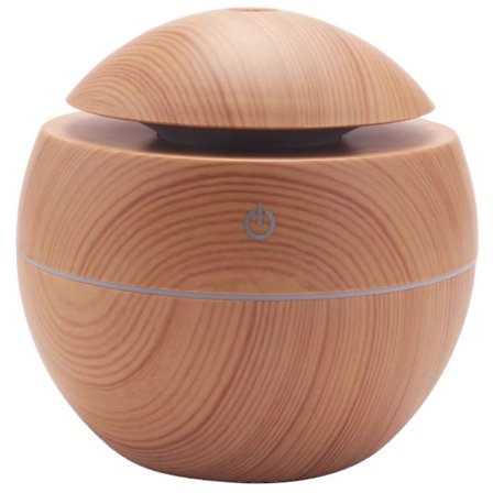 USB Luftfuktare Oljespridare Ultraljud Cool Mist Luftfuktare Luftrenare 7 Färgskiftande LED Nattlampa L