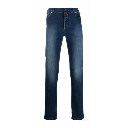 Kiton, Jeans Blauw, Heren, Maat:W38