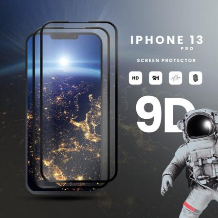 2-pack Iphone 13 Pro - 9h Härdat Glass - Top Kvalitet 3d