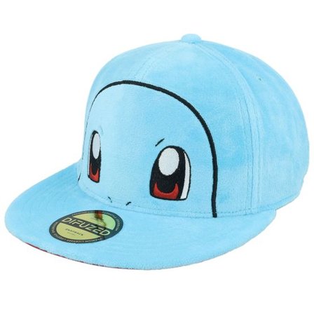 Difuzed - Blå snapback Keps - Pokémon Squirtle Novelty Cap Snapback @ Hatstore