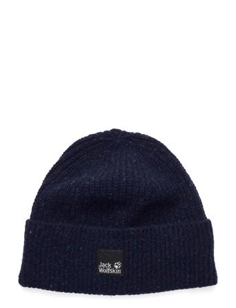 Nature Knit Cap Accessories Headwear Beanies Navy Jack Wolfskin