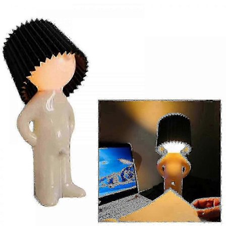 2025 Påske Fræk Dreng Mr.p En Lille Genert Mand Kreativ Lampe Lille Natlampe Bordlamper Boligindretning Fin Gave[D]