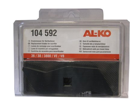 AL-KO 104592 Knivsett til vertikalkutter, 12-pakk, Hagemaskiner