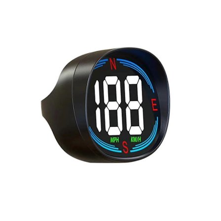 GPS-kompassinopeusmittari auton tuulilasinäyttö USB-liitännällä, Plug and Play, 2,7 tuuman näyttö, MPH-nopeusmittari ylinopeusvaroituksella kaikkiin 