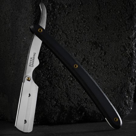 Elegant Black Straight Razor For Disposable Blades for Men - Straight razors