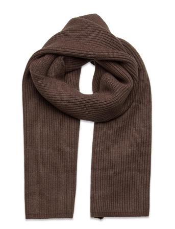 Mschgaline Rachelle Scarf Accessories Scarves Winter Scarves Ruskea MOSS COPENHAGEN