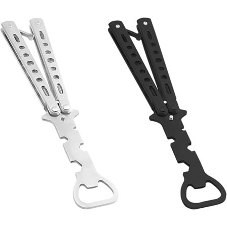 2 Pieces Butterfly Bottle Opener, Butterfly Style Training Tool, Beer Bottle Opener, Butterfly Multifunctional Tool