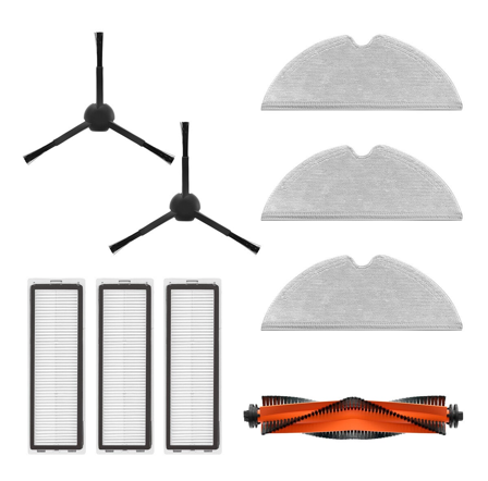 Xiaomi M1 Accessories Kit 1*Main Brush+2*Side Brush+2*Filters+3 pairs of Mop