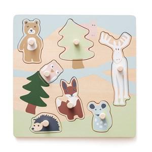 Kids Concept Edvin Puzzle 10 - 24 months - Puzzles - 10 - 24 months - Brown - Junge - Baby and Pre-school puzzles