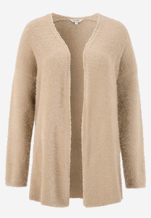 Cellbes of Sweden - Stickad, öppen cardigan - beige - för damer - 50/52