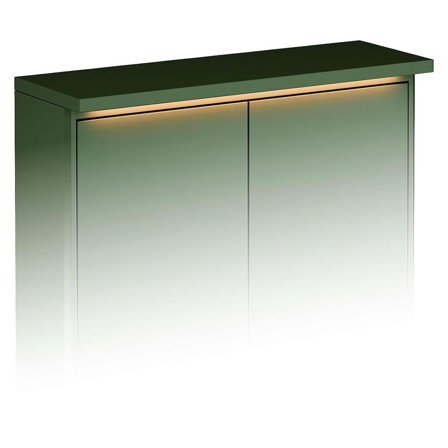 Gustavsberg Graphic Toppskiva grön, med belysning 60 x 20 cm, Badrum
