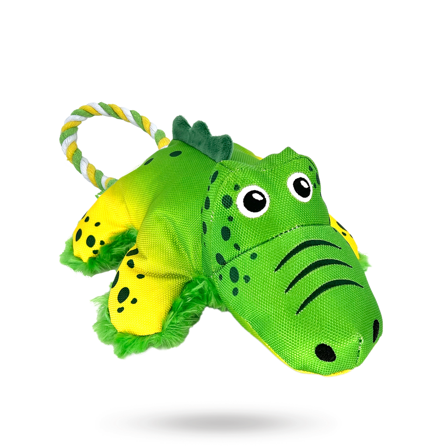 KONG - KONG Cozie Tuggz Alligator - Hundleksaker