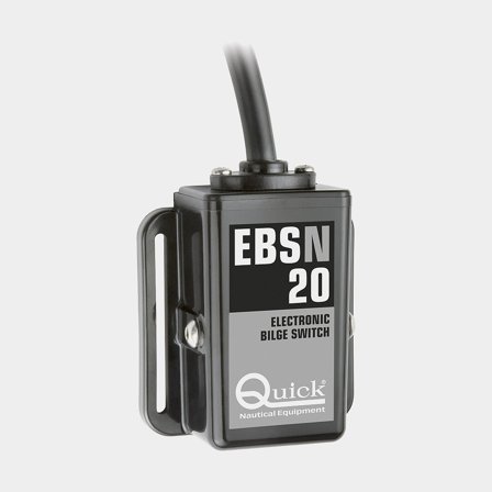 Bilge Float Switch for electric bilge pump Quick Electronic Switch EBSN 20, 9-30 V, 20 A