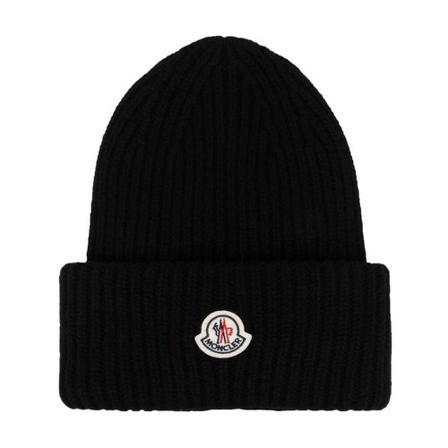 Moncler - Mössor - Svart - Herr - Storlek: One Size, Herr, Storlek: ONE SIZE