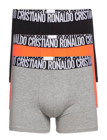 Cr7 Basic, Trunk, 3-Pack Boxerkalsonger Multi/mönstrad CR7