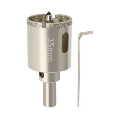 Diamanthulsav Pilot Bit Flisehulsav