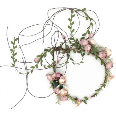 Kukkainen syksyinen auringonkukka halo hääkruunu kukkatyttöjen pääpanta syntymäpäiväjuhlan päähine