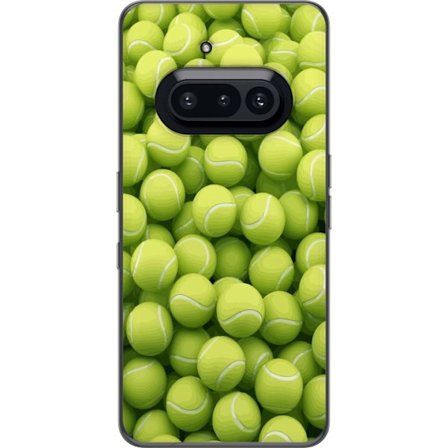 Kompatibel Mobilcover til Nothing Nothing Phone (3a) Mønster af grønne tennisbolde i høj detalje, sporty motiv med gentagende tekstur og stærke fa