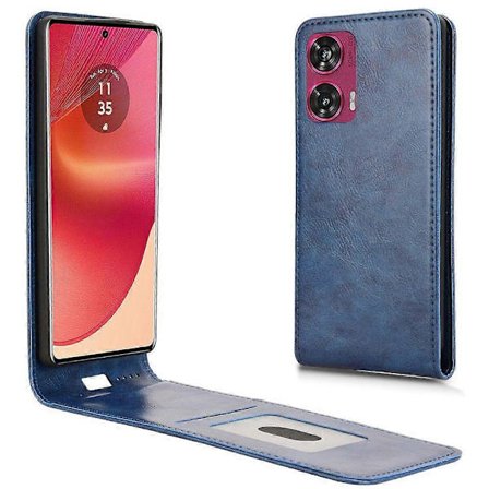 För Motorola Edge 50 Fusion 5G Fodral med Kortplats Magnetisk Vertikal Flip Läder Telefonskal