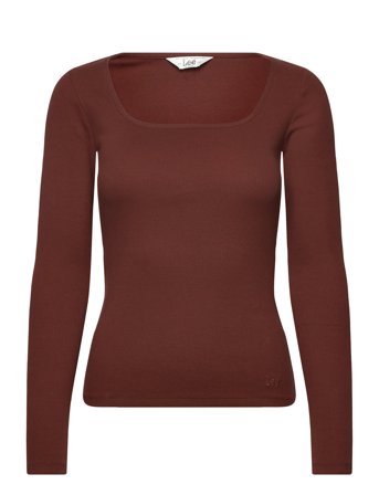 Ls Square Neck Brown Lee Jeans