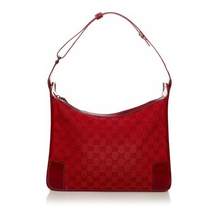 Gucci Vintage Shoulder Bags Rød, Dame Vintage Tasker, Størrelse: ONE Size