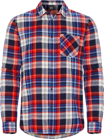 Elevenate Men's Vallée Shirt Men long-sleeved shirts Blue L