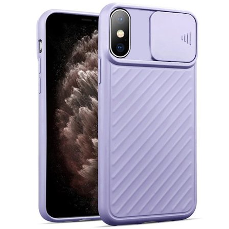 iPhone XS Max - Stilrent Skal med Kamera Skydd