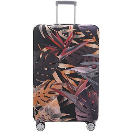 Luggage Cover Washable Suitcase Protector Anti-scratch Suitcase Cover Fits 18-32 Inch(autumn Leaves, S)