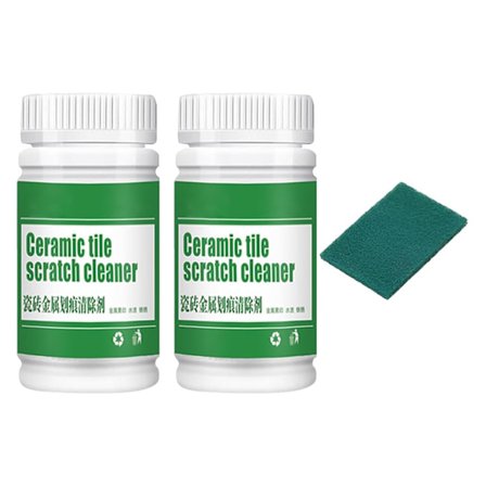 Flis Metall Repfritt Pulver Varaktigt Stark Fläck Rengöringspulver Fleranvändbart Kakel Metall Repfritt Rengöringspaket 2