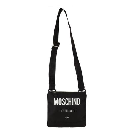 Moschino Cross Body Tass , Zwart , Heren , Maat: ONE Size