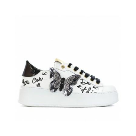 Gio+ Sneakers with ornamental accessory Hvid, Dame, Størrelse: 40 EU