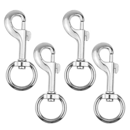 4 kpl karabiinilukko 101,5 mm pyörivä karabiinilukko koiran talutin koukku C:llä