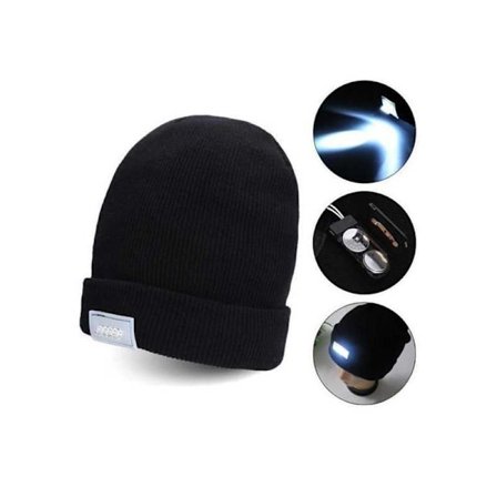 LED-Mössa Svart