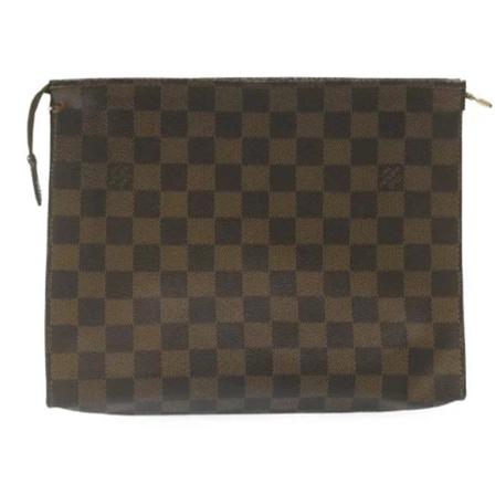 Louis Vuitton Vintage, Pre-owned Canvas pouches Bruin, Dames, Maat:ONE Size