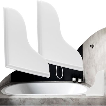 Stor Förpackning Stänkskydd för Badkar Vattentäta Självhäftande Badkarsskydd