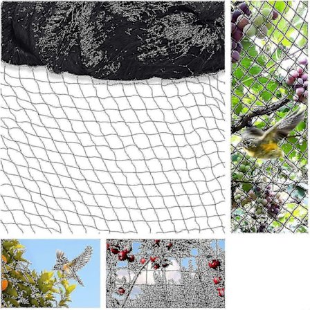 15m X 15m Fuglenet UV-Stabiliseret HDPE Mesh Med 5cm X 5cm Huller M