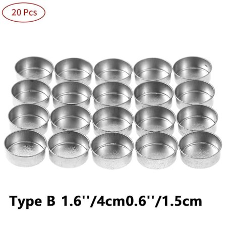 20 stk Små Lysestaker Metall Teelys Kopper Dekorasjon