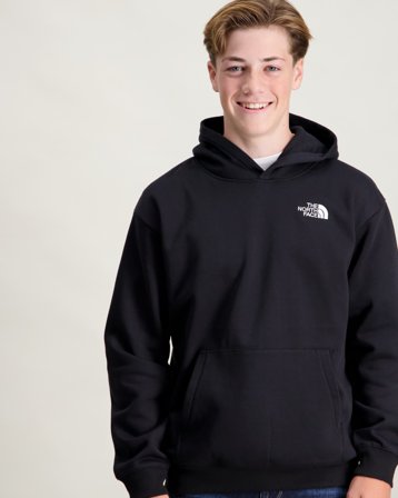 The North Face TEEN ESSENTIAL OVER HD S Zwart Hoodies Jongens - Kids Brand Store